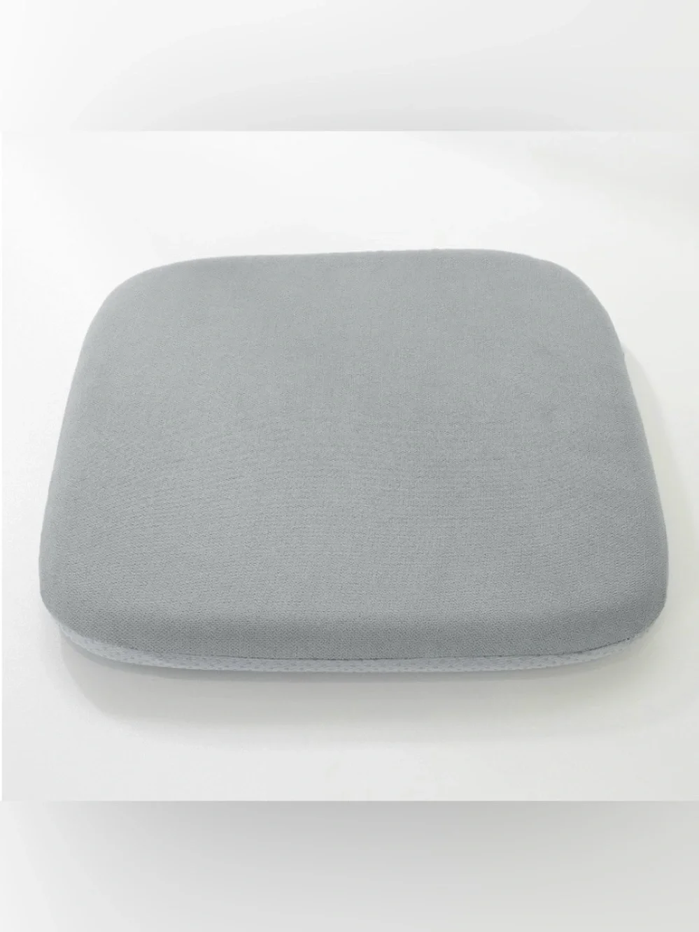 Chair Cushion Pad Memory Foam No Skid with Removable Washable Cover 20x20” GRAY